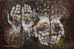 Giving ; Receiving. Mixed Media on Board by Hoeyyn